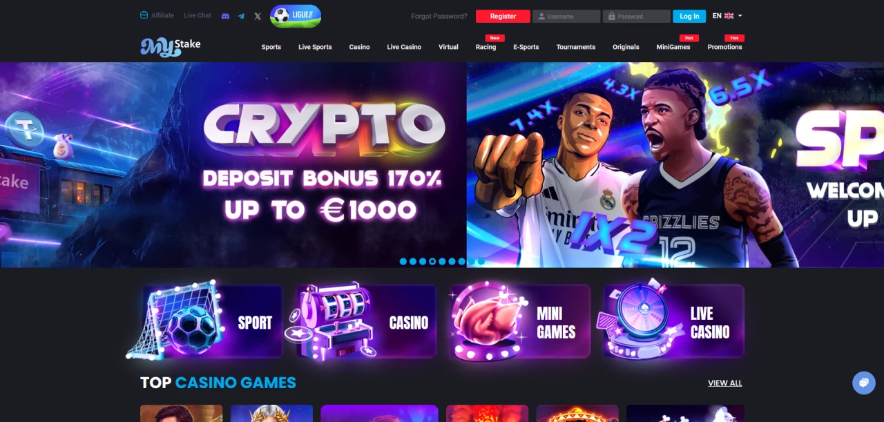 MyStake Casino Not On Gamstop