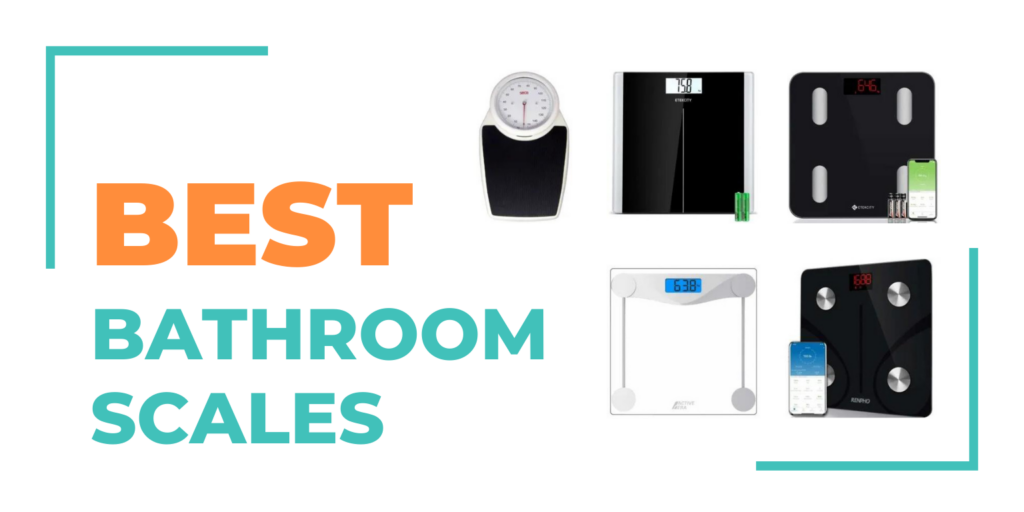 bathroom scales collage