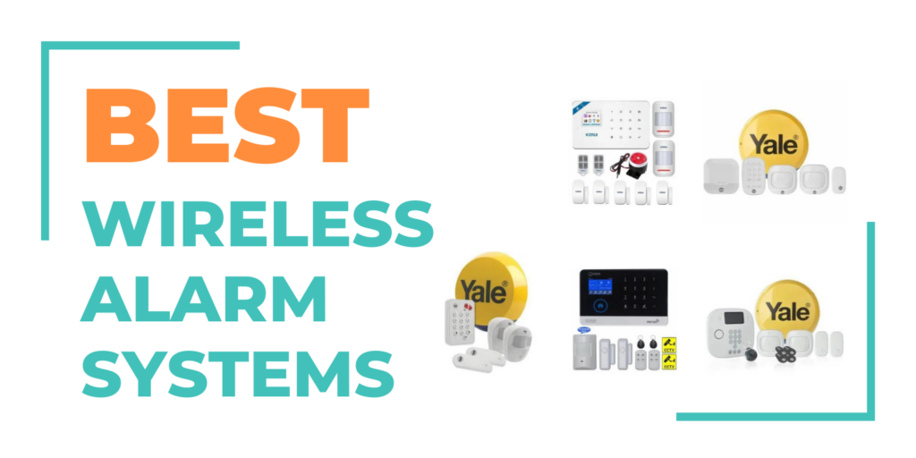 wireless alarm systems collage