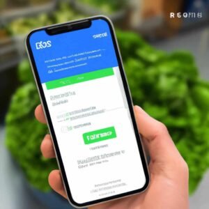 man using holding a gadget