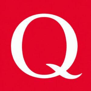 the logo of Q magazine