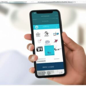 using a gadget for online shopping